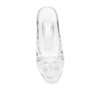 VICASKY Crystal High Heel Shoe Figurine Elegant Glass Slipper Ornament for Weddings Parties and Special Events Clear Shoe Decoration for Princess Themes and Celebrations