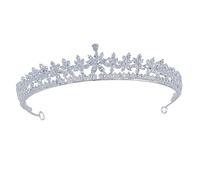 VICASKY Cubic Zirconia Bridal Crown Headband Elegant Crown for Women for Weddings Birthdays Comfortable Design Shiny Headpiece for Brides Prom Parties