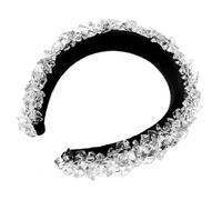 VICASKY Cute Wide Headband Ice Cube Decor Aesthetic Hair Accessories for Parties and and Sponge Material Versatile Styling Tool for Casual and Formal Occasions