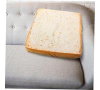 VICASKY Decorative Bread Pillow Cat Mat Soft Plush Toast Shape Pet Seating Cushion Comfortable Sleeping Bed for Cats and Dogs Removable Washable Cover