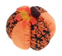 VICASKY Decorative Fabric Pumpkins with Playful Faces Soft PP Cotton Filled Cloth Pumpkin Ornaments for Halloween Thanksgiving Harvest Party Table Centerpiece Reusable and Lightweight Home