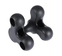 VICASKY Deep Tissue Trigger Point Therapy Self Massager for Cervical Spine Back Shoulder Muscle Relief Portable Black Polypropylene Massage Tool for Occipital Release and Alleviation