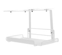 VICASKY Desk Cable Management Tray with Iron Material and Easy Installation for Office Use, White Cable Organizer with Good Stability, Wire Hider for Office Workers