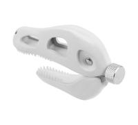 VICASKY Dinosaur Head Capo Zinc Alloy Sliding Guitar Capo Silicone Grip Creative Design Effortless Adjustment Versatile Compatibility White for Ukulele Banjo Musical Instruments