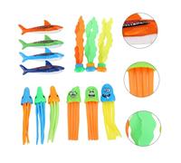VICASKY Diving for Swimming Pool Underwater Sinking with Sharks Octopus Jellyfish Seagrass Water-resistant Fun for Summer Swimming Skill Development Random Color