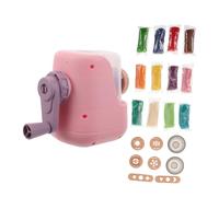 VICASKY DIY Dough Extruder Playset Manual Noodle Maker Pretend Clay Craft Kit for Imaginative Educational Pretend Play Cognitive Growth and Family Activity
