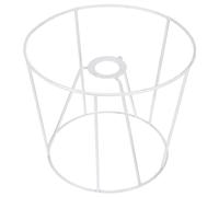 VICASKY DIY Lampshade Supply Lighting Wire Cage Bulb Guard Iron Material Unique Style White Colour Simple and Easy to Use Functional Features Suitable for DIY Lampshade Projects
