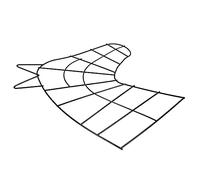 VICASKY DIY Metal Horse Shaped Wreath Frame Iron Garland Rack for Creative Home Decor Compact and Lightweight Design for Seasonal Decorations for Crafting Unique Wreaths
