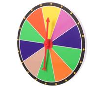 VICASKY DIY Prize Wheel with Unique Design Spinning Lottery Wheel for Parties Education and Carnivals Fun Game Prop for Family Gatherings and Events