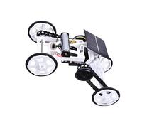 VICASKY DIY Solar Powered 4-Wheel Drive Climbing Car, Educational Motor Car Kit for, Solar Engineering Vehicle Model for Stem Learning and Outdoor Play