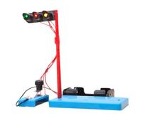 VICASKY DIY Traffic Light Science Experiment Kit for Safe Educational Stem Learning with Smooth Edges Promotes Imagination and Intellectual Development for Boys