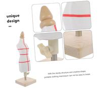 VICASKY Doll Dress Rack Sewing Mannequin Woman Clothing Design Mannequin Display Stand Portable Decorative Clothes Showcase for Doll Fashion Design