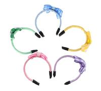 VICASKY Dollhouse Decor Set 5pcs Mini Bowknot Headband for Kids Creative Play and Diy Projects
