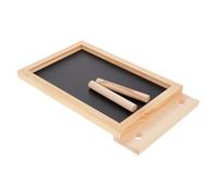 VICASKY Double Sided Chalkboard Sign with Base Compact Desktop Vertical Message Board Easy to Write Erasable Surface for Restaurant Menus Store Displays Home Notes
