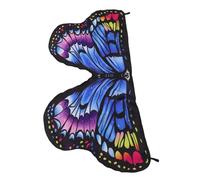 VICASKY Double-sided Monarch Butterfly Wings Cape for Colorful Printed Fairy Dress-up Costume Lightweight and Party Accessory for Halloween Celebration