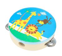 VICASKY Double-sided Musical Drum Toy for Boys and Girls Drum Cartoon Giraffe Design Engaging Early Education Instrument for Boys and Girls Develops Listening Skills and Musicality