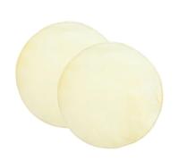 VICASKY Drum Heads Lightweight 2pcs White Goatskin Replacement Accessories with Natural Texture and Delicate Surface Treatment round Skins for Percussion Hand Drum for Conga and Musical