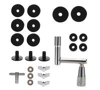 VICASKY Drum Kit Accessories Slip Felt Pads Set for Drum Cymbals Heavy Duty Pad Set