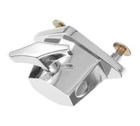 VICASKY Drum Leg Replacement Bracket Tom Drum Rack Support Bracket Silver Plated Iron Wear Resistance Quicker Setup 2.71x2.52x1.93in