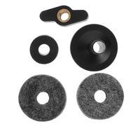 VICASKY Drum Stand Kit for Cymbal Mounting with Plastic Sleeve Jazz Cymbal Felt Pads and Screw Washers Repair Parts Set for Drummers