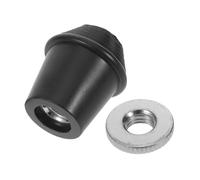 VICASKY Drumstick Slip Mat Threaded Rubber Feet Lock Nut Floor Tom Leg Tips for Bass Drum Repair Replacement Parts Live Performance Drum Accessories