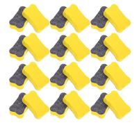 VICASKY Dry Erase Erasers 24pcs Eva Felt Cloth Lightweight Bone-Shaped Whiteboard Erasers Washable and Dust-reducing Portable Whiteboard Accessories for Schools and Homes