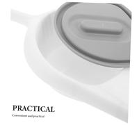 VICASKY Durable Plastic Bedpan with Long Handle for Elderly and Bedridden Patients Easy to Clean Urine Pot Receiver for Disabled Personal Hygiene and