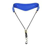 VICASKY Durable Saxophone Neck Strap Padded Hanging Strap for Alto and Soprano Breathable and Thick Design Blue Saxophone Accessory for Musicians