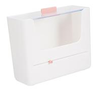 VICASKY Dustproof Desktop Makeup Organizer Storage Box with Lid Transparent Cosmetic Holder for Medicine Vanity Bedroom Dorm Compact Plastic Countertop Storage Container