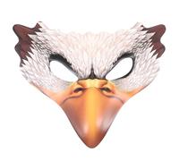 VICASKY Eagle Mask Masks For Adults Bald Eagles Cosplay White Head 3d Animal Half Face Masquerade Party Costume for Women And Men Creative Halloween Lifelike Simulation Prop Supply