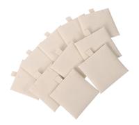 VICASKY Earring Holder Bag Inserts Protection Stable Structure around Jewelry Packaging Inserts 10 Pcs with Microfiber and Cardboard Material Travel Jewelry Bags