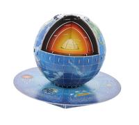 VICASKY Earth Structure Puzzle for DIY Globe Model with Safe Paper Material Educational Solar System Puzzle for Spatial Imagination and Hand-eye Coordination Development