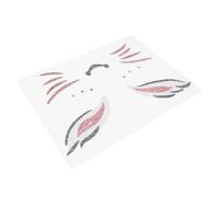 VICASKY Easter Bunny Face Stickers with Easy Removal and Instant Transformation Bunny Face Decals Unique Adorable Design for Party Cosplay for Easter Supplies and Festive Fun