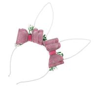 VICASKY Easter Bunny Headband Hair Accessories for Women Adult Rabbit Ears Headband Costume