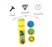 VICASKY Educational Projection Flashlight for Interactive Pattern Cognition Plaything with Adjustable Slides Bright Colors for Hand-eye Coordination and Brain Development Suitable for Boys