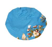 VICASKY Elastic Blue Round Stool Cover Washable Spandex Seat Cushion Protector No Wrinkle Stretch Fabric for Bar Cafe Office Home Use and Breathable Chair Pad