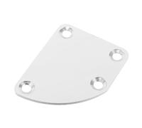 VICASKY Electric Guitar Neck Plate Mounting Screws Curved Semi-round Neck Joint Plate for Sound Quality Enhancement