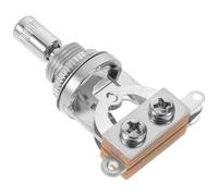 VICASKY Electric Guitar Pickup Selector Toggle Switch Tip Knob, Silver Metal Cylindrical Switch Knob with Smooth Operation and High Sensitivity, Short Frame Guitar Hardware Replacement