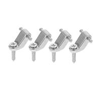 VICASKY Electric Guitar Roller String Retainers 4pcs Silver Metal Buckles Guitar Accessories String Holders Suitable