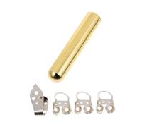 VICASKY Electric Guitar Slide Solid Tone Bar Metal Guitar Slide Bar for Fingerpicking for Blues and Country Music Performance