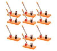 VICASKY Electrical Switch with Low Contact Resistance 10pcs Single Pole Single Throw Manual off Control Plastic and Metal Material for Physics Experiment and Circuit Practice Training