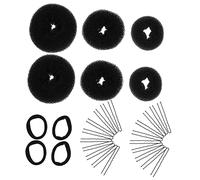VICASKY Elegant Hair Set Hair Bun Maker Ponytail Holder for Boys and Girls and Adults 2 Sets Included