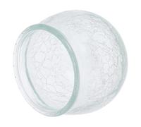 VICASKY Elegant Ice Crackle Glass Globe Lamp Shade Modern Design for Outdoor Garden Lighting Stylish Replacement for Cracked Spherical Lamp Covers