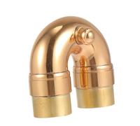 VICASKY Elegant Trumpet Replacement Part Small Elbow for Pitch Changer Brass Trumpet Curved Neck Musical Instrument Accessory