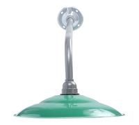 VICASKY Enamel Lamp Cover Wall Lamp Shade Green Vintage Retro Enamel Protective Cover Decorative Diffuse Lighting Bedroom Home Decoration