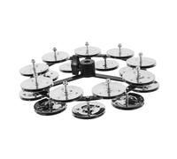 VICASKY Enhanced Drum Playing Diy Cymbal Tambourine Hihat Bell Suitable for Levels
