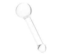 VICASKY Ergonomic Crystal Grinding Pestle for Paints and Pigments Flat-bottom Muller Tool for Lab Pharmacy and Home Use Portable Long Handle Mixer for Efficient Powder Crushing