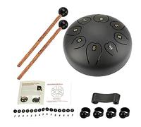 VICASKY Ethereal Drum Metal Tongue Drum Instrument Percussion for Practice Performance Ethereal Sound for Beginners