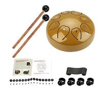 VICASKY Ethereal Drum Metal Tongue Drum Note Hand Percussion Instrument for Practice Performance Musical Instrument