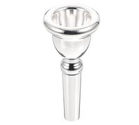 VICASKY Euphonium Mouthpiece Professional Silver-plated Wind Instrument Accessory for Musicians Enhances Sound Quality Provides Smooth Tone Beginners Ensembles